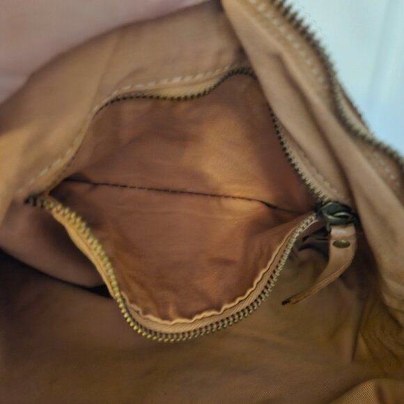 Costanza Rota Woven Crossbody Bag Brown Leather Made in Italy Handbag Purse - Picture 8 of 9